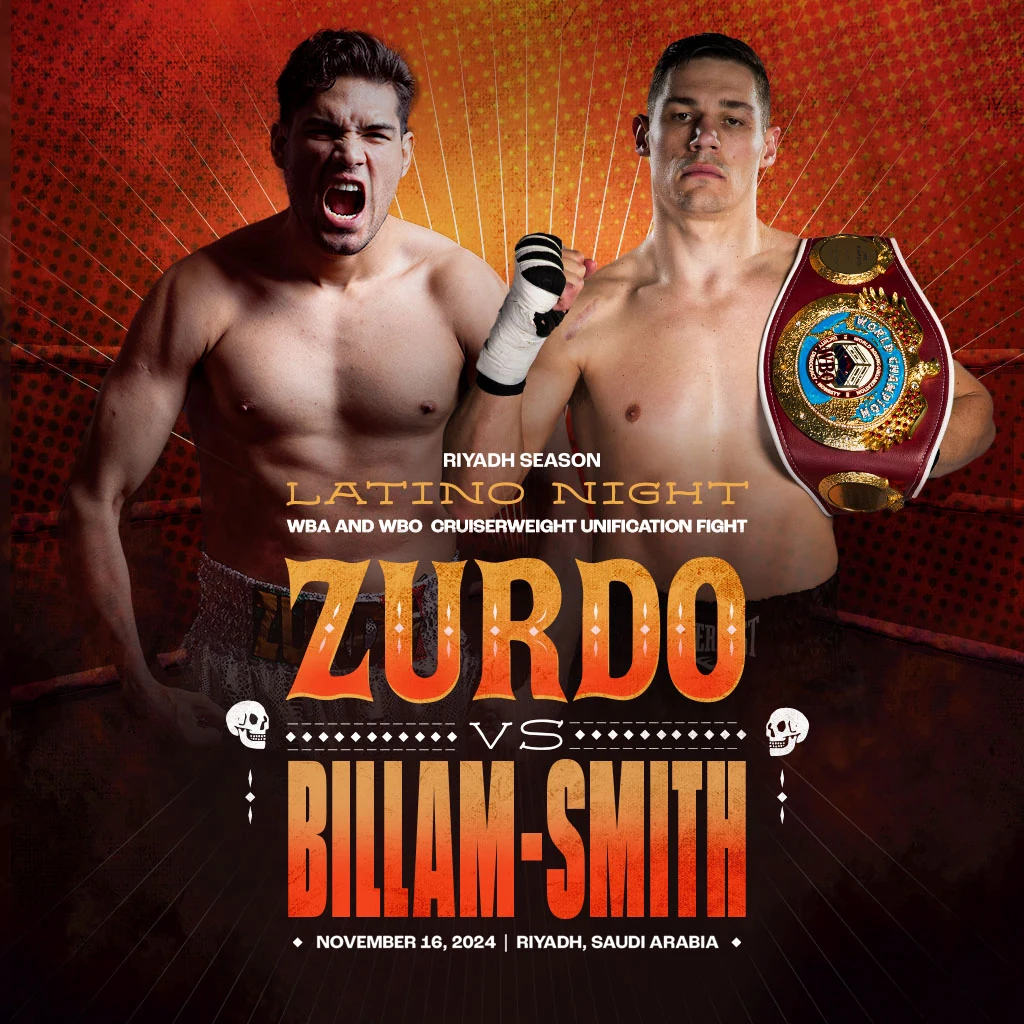 Zurdo vs. Billam-Smith event poster